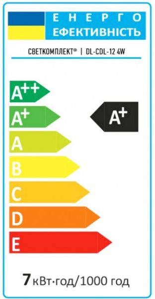 Подсветка декоративная Светкомплект LED WL TR-S 4000K BK 6 Вт черный 