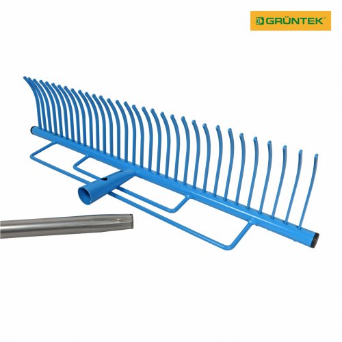 Грабли зубчатые Gruntek RR-600/140S 32 зубца (с ручкой)