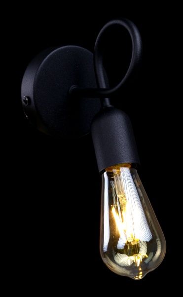 Бра TK Lighting Fado 1x60 Вт E27 чорний 2582 