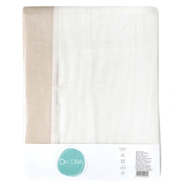 Штора Alliance 290х170 см молочно-бежевий Decora textile