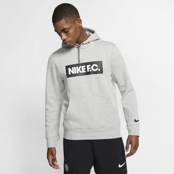 Джемпер Nike M NK FC ESSNTL FLC HOODIE PO CT2011-021 р. L белый