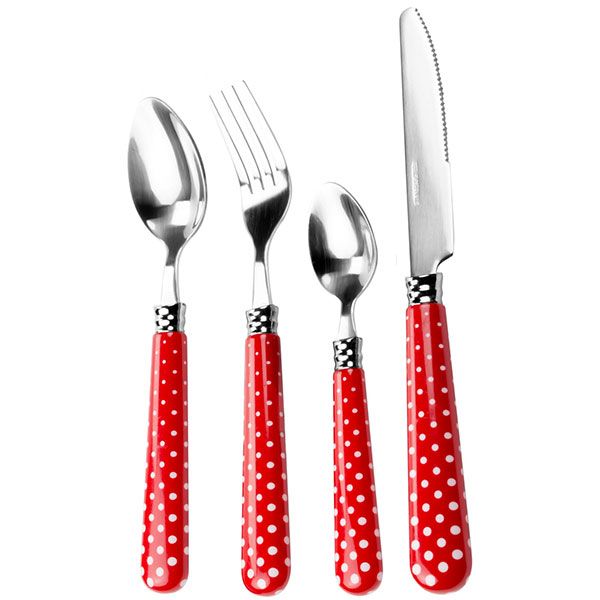 Набір столових приборів Wenzhou Fresh Red 24 шт