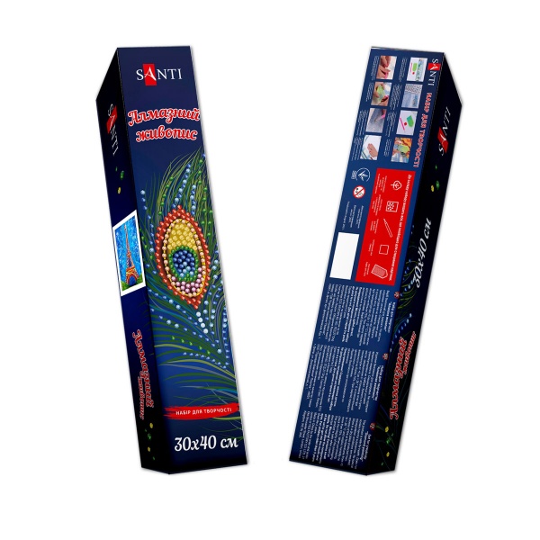 Картина стразами Эйфелева башня 30x40 см 954064 Santi 