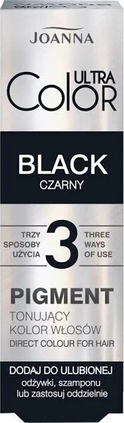Пигмент тонирующий Joanna ULTRA Color System черный 100 мл