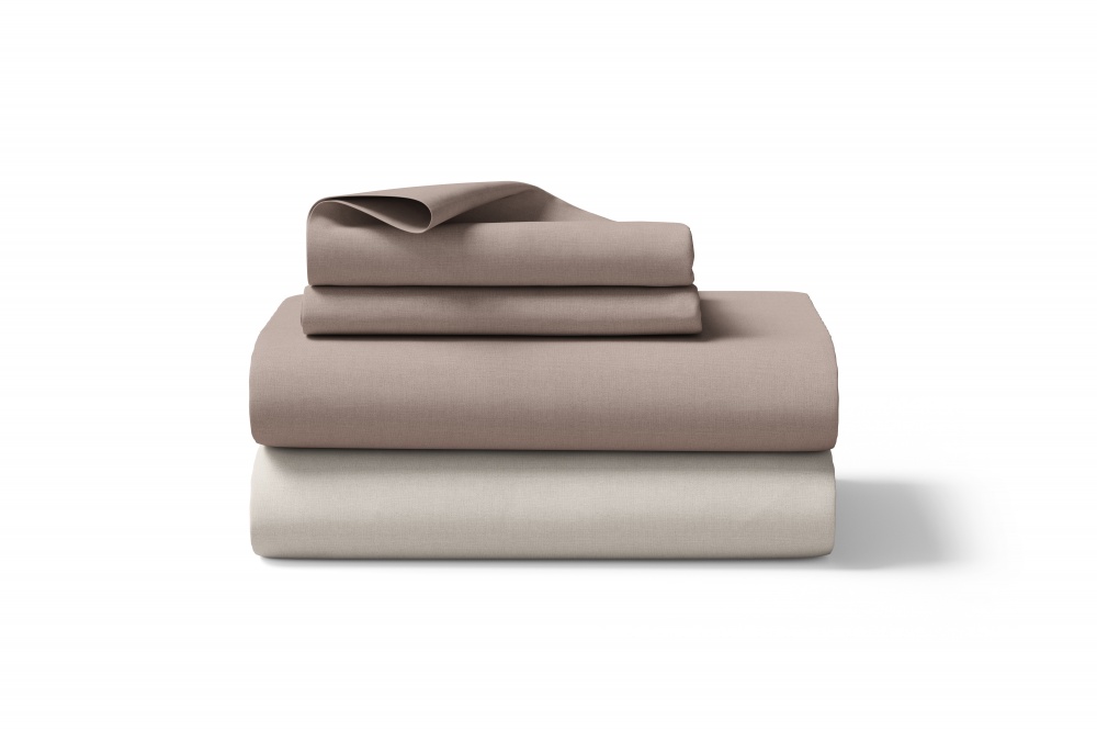 Комплект постільної білизни WARM TAUPE сімейний коричневий UP! (Underprice)