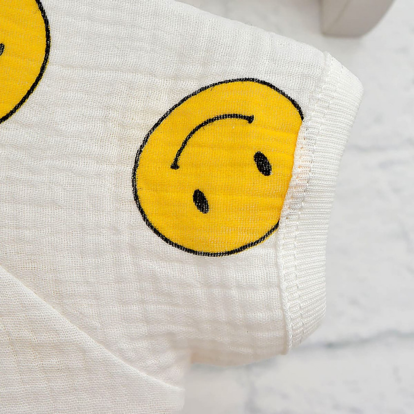 Песочник унисекс Blanka смайлик р.74 белый 110767