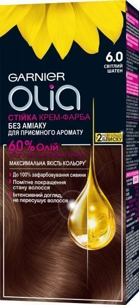 Краска для волос Olia Olia 6.0 светлый шатен