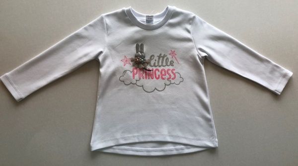 Джемпер Luna Kids 1067/22006 Заячьи ушки р.110-116 белый 