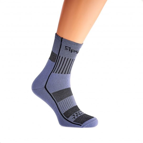 Шкарпетки чоловічі Ярунь трекінгові синтетичні сірі р.44-46
