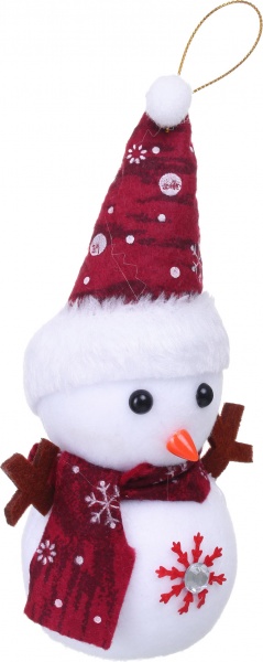Подвеска Снеговик пенопласт микс 4 вида 20 см 
