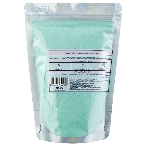 Пудра для ванны (цветная) Mermade Mermaid 200 гр