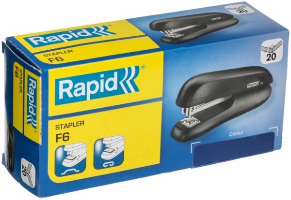 Степлер F6 mini синий Rapid