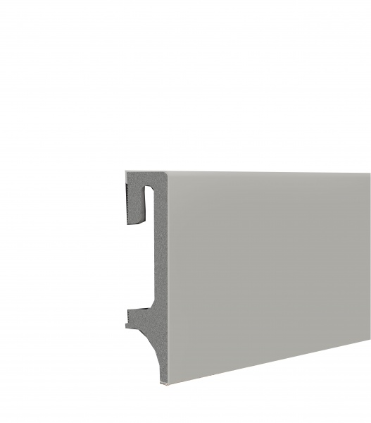 Плинтус ESPUMO 80 203 VOX серый 16х80х2500 мм 