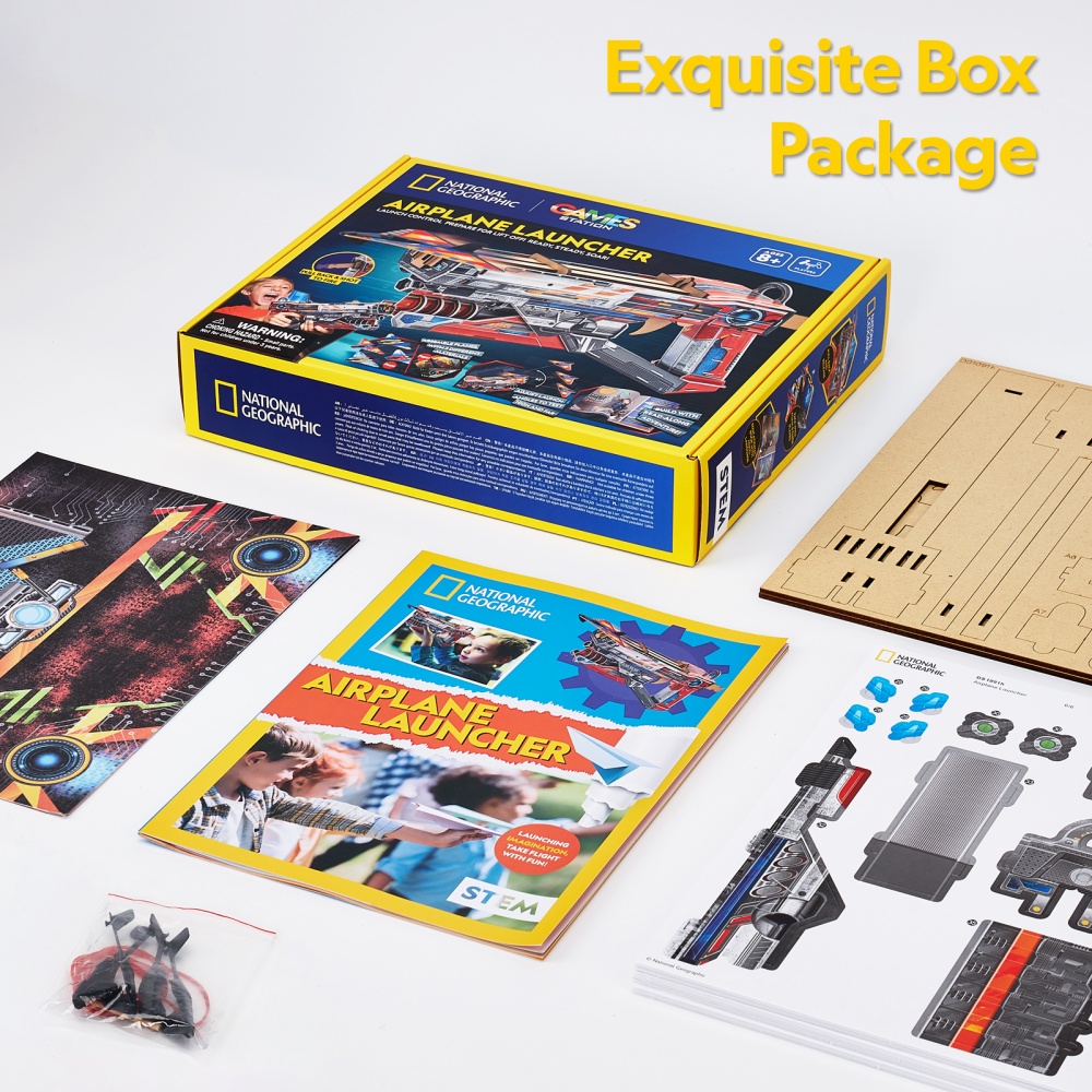 Набор для моделирования CubicFun STEM Пусковая установка для самолетов DS1091h