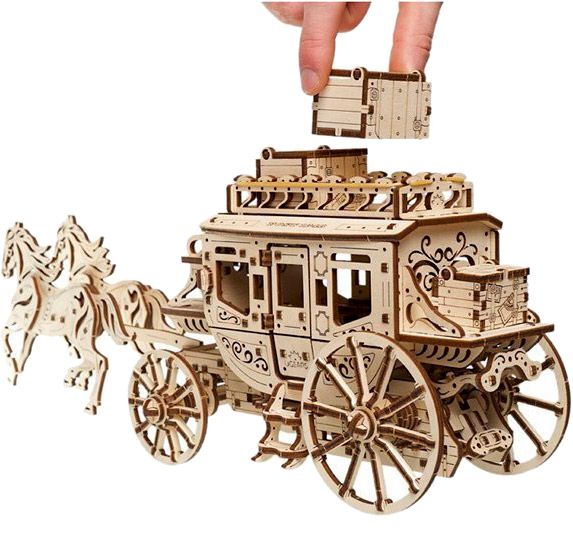 3D-конструктор Ukrainian Gears Почтовый дилижанс