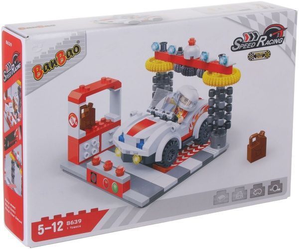 Конструктор BanBao Speed Racing Мойка авто 8639