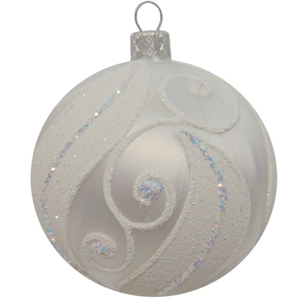 Шар новогодний d80 АВ мороз. 8466/25232 