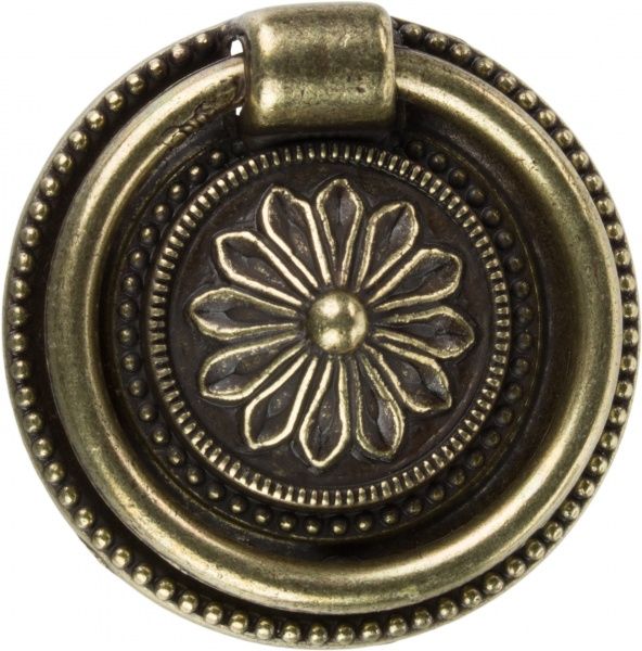 Меблева ручка d46 мм антична мідь REI 2008.46