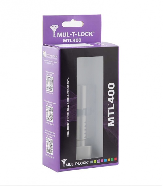 Цилиндр Mul-T-Lock MTL400/ClassicPro 4867 40x50 ключ-вороток 90 мм никель сатин