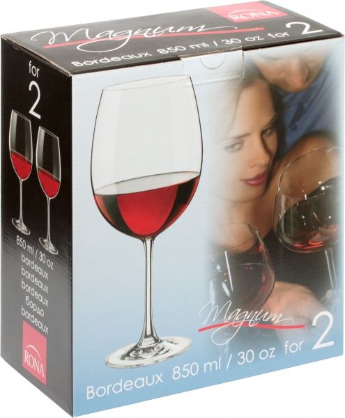 Набор бокалов для вина Magnum 850 мл 2 шт. Rona