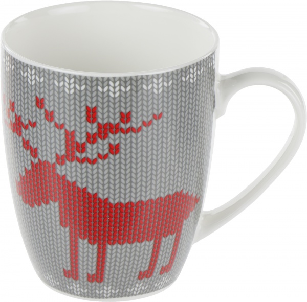 Чашка Олень вязаный 360 мл Keramia