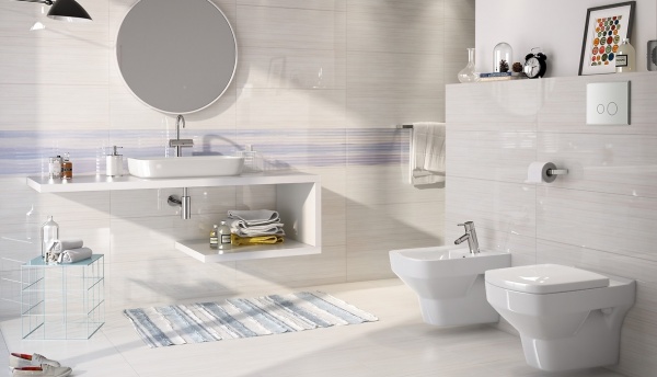 Плитка Opoczno Artistico Elegant Stripes Blue Structure 25х75 