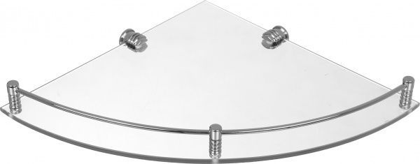 Полочка стеклянная МТ ПУО 300х300 мм 