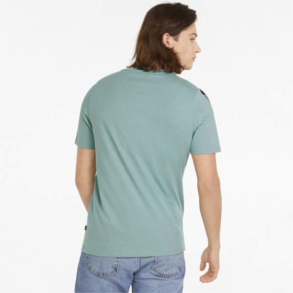 Футболка Puma ESS+ Tape Tee 84738250 р.XL бірюзовий
