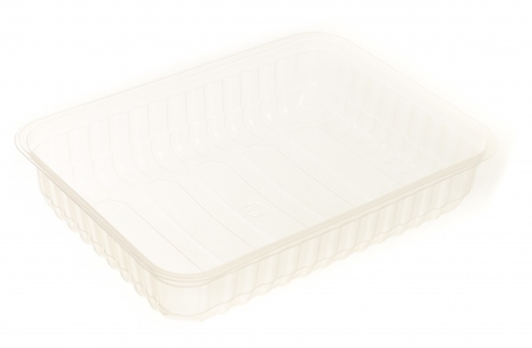 Контейнер прямоугольный для холодных блюд и СВЧ 500 мл белый 500 шт.