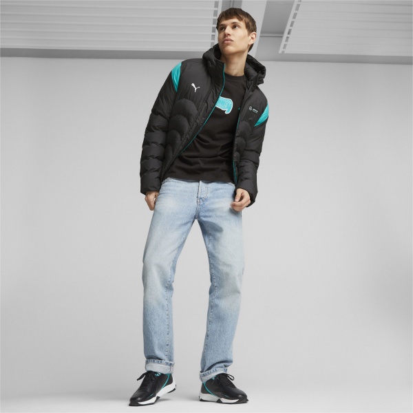 Куртка Puma MAPF1 MT7 ECOLITE PADDED JACKET 62114601 р.M чорний