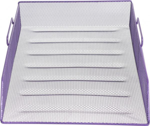 Лоток для паперів 26.5х33.5х7.8 см фіолетовий