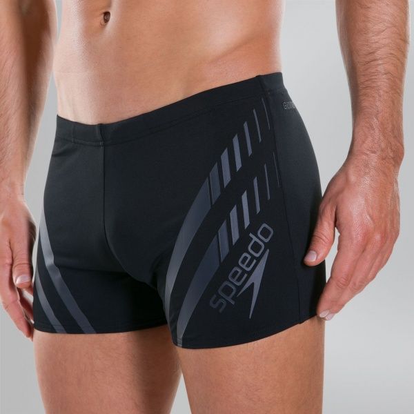 Плавки Speedo Sport Panel Aquashort 8-113649023 р.36 черный