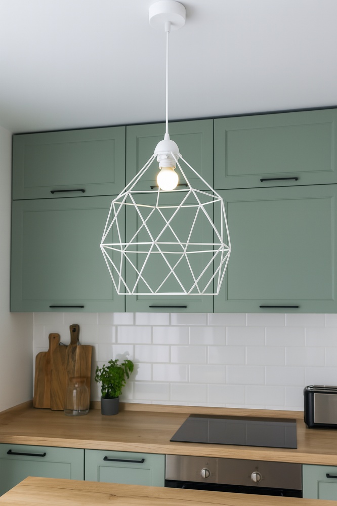 Світильник підвісний LIGHT SET KOSA 3335 1xE27 білий