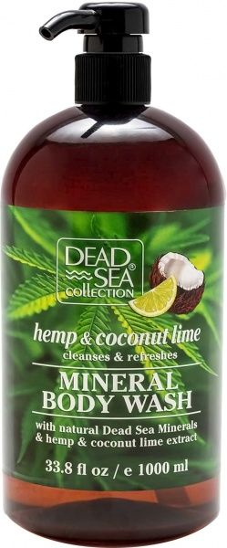 Гель для душа Dead Sea Collection с минералами Мертвого моря и экстрактами конопли, кокоса и лайма 1000 мл