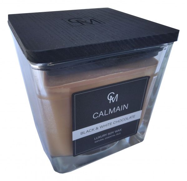 Ароматична свічка Calmain Чорний та білий шоколад 430 г Dr. Marcus