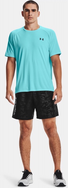 Шорти Under Armour UA Woven Emboss Shorts 1361432-001 р. L чорний