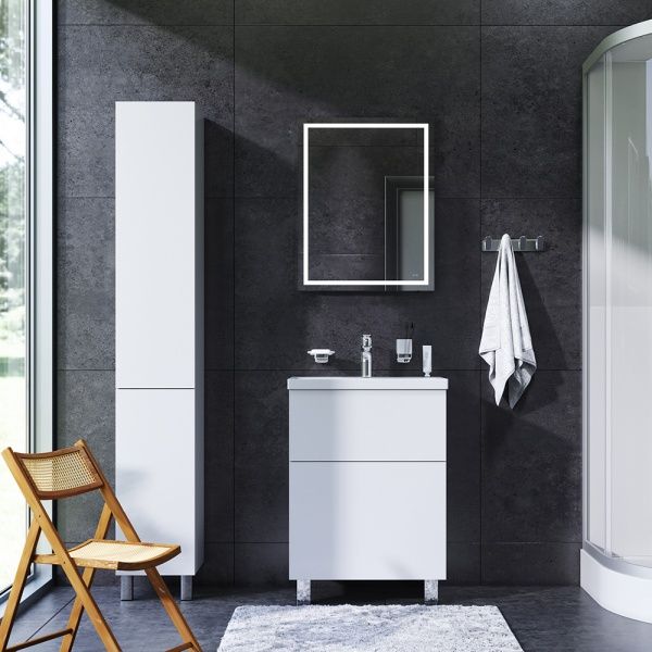 Дзеркало з вбудованим підсвічуванням AM.PM 55 см Gem M91AMOX0551WG38 