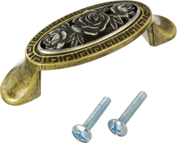 Меблева ручка DR 65 G19/BAI 64 мм темне срібло DC