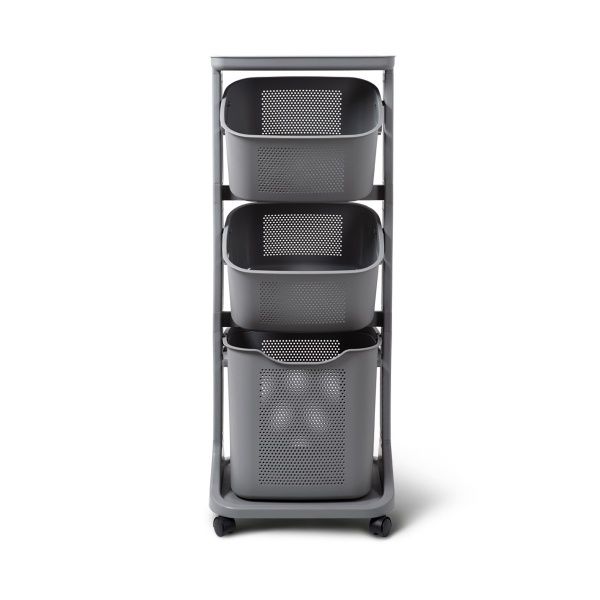 Етажерка MVM 1150х435х335 мм сірий (FH-21 GRAY)