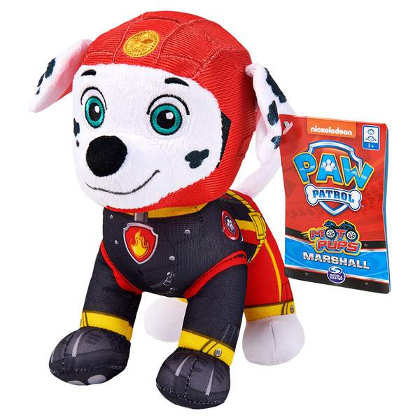 Мягкая игрушка Spin Master Щенячий патруль: Маршал в мотошлеме 20 см SM16604/1904