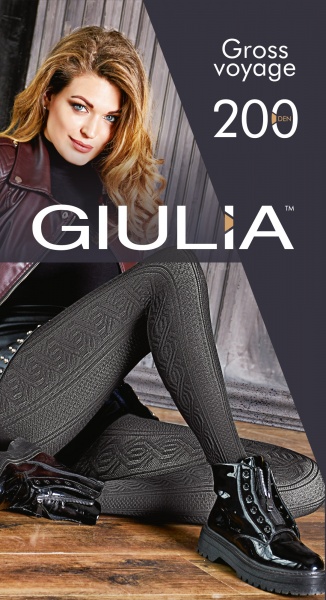 Колготки женские Giulia Gross Voyage Model #2 р. 4 200 den iron 