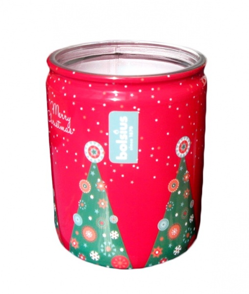 Свеча ароматическая Bolsius в стекле Christmas Tree 82/68 
