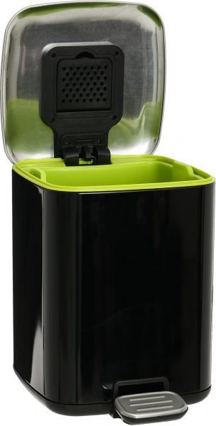 Ведро с педалью JAVA JH-8855TFK-9L-black