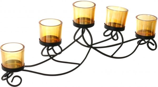 Свічник на 5 свічок Орнамент 52x11x19 см