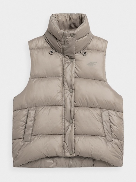 Жилет 4F DOWN JACKET F062 4FAW22TDJAF062-83S р.M бежевый