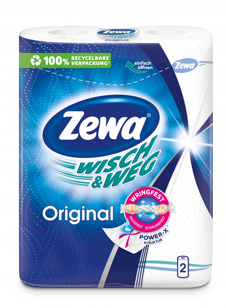 Паперові рушники Zewa Wisch Weg двошаровий 2 шт.