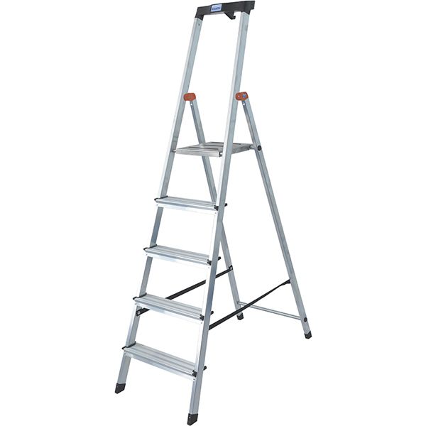Лестница-стремянка Krause Safety 5 (126337) c органайзером