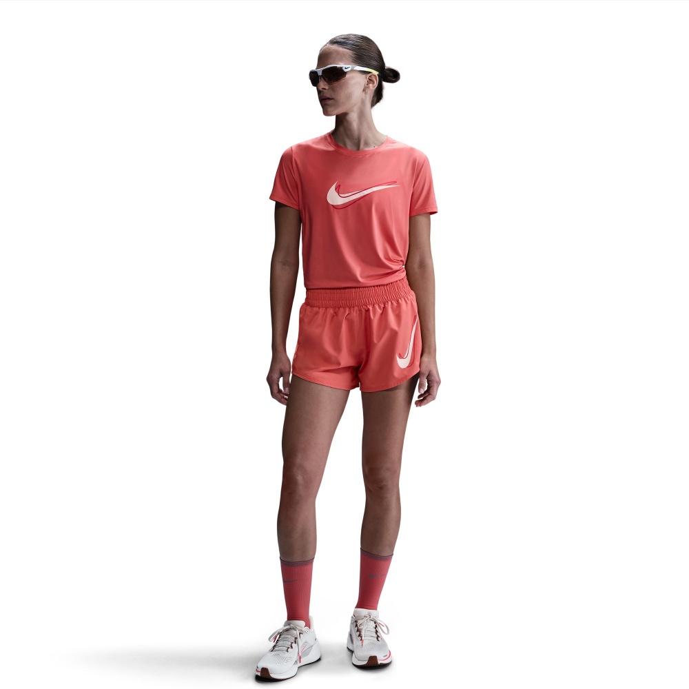 Футболка Nike W NK ONE SWSH HBR DF SS TOP HJ2204-814 р.L оранжевый