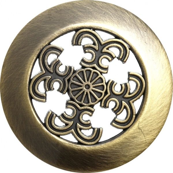 Мебельная ручка K-106 AB NW латунь DC