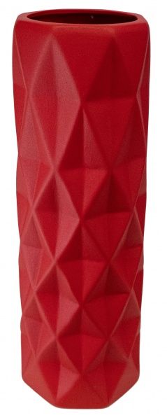 Ваза Полі муар червоний 41 см